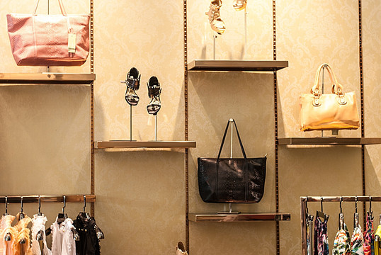 Product display representing China sourcing categories